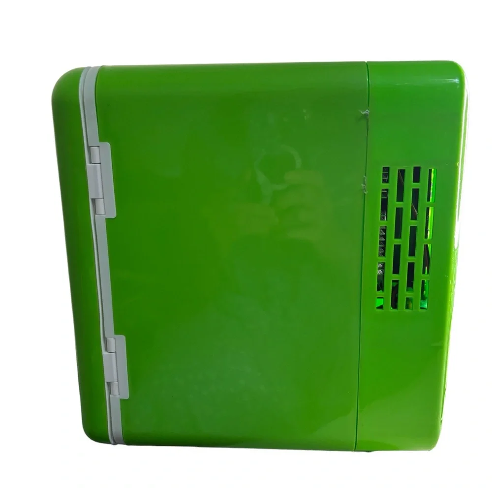 Mountain Dew 6 Can Mini Fridge Beverage Center Lime Green Logo. Works 9.5”x 7” - Picture 7 of 12